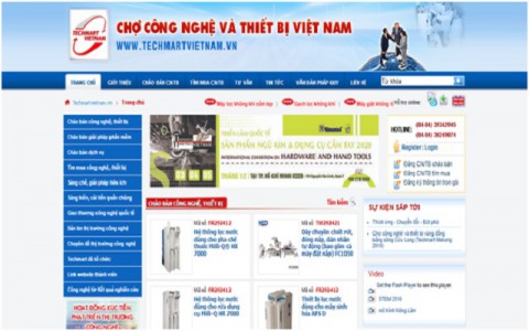 Chợ công nghệ và thiết bị Việt Nam (Techmart online) –xu hướng giao dịch công nghệ và thiết bị toàn cầu